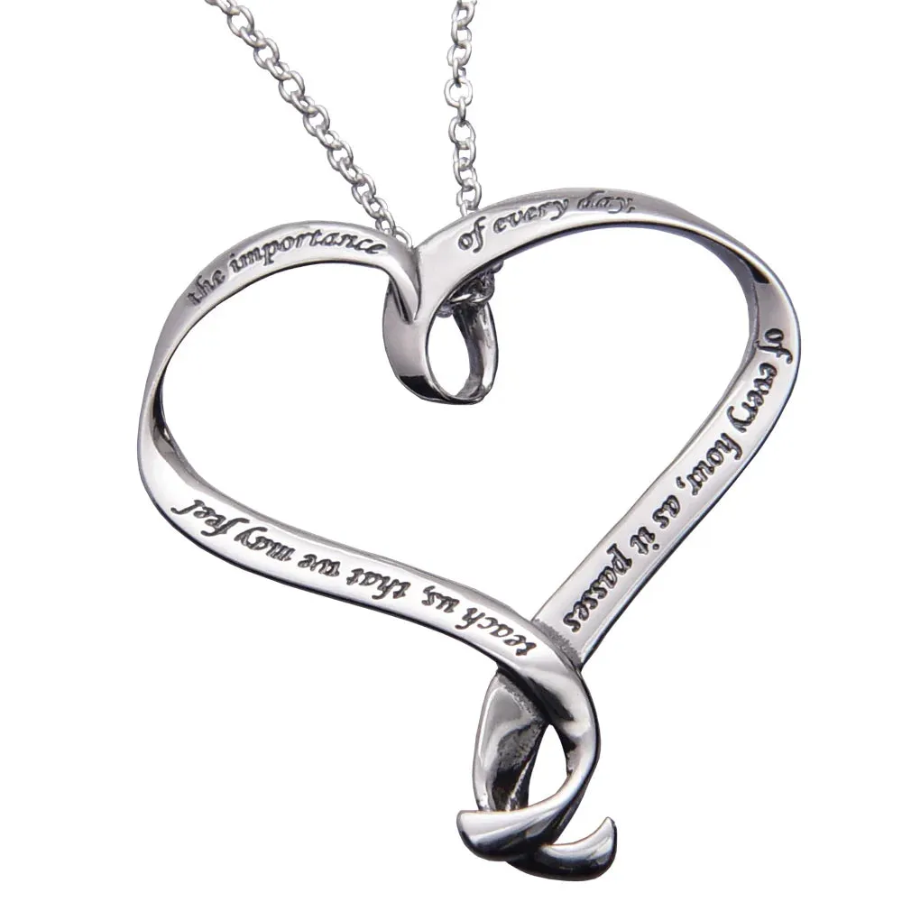 Teach Us - Jane Austen Necklace