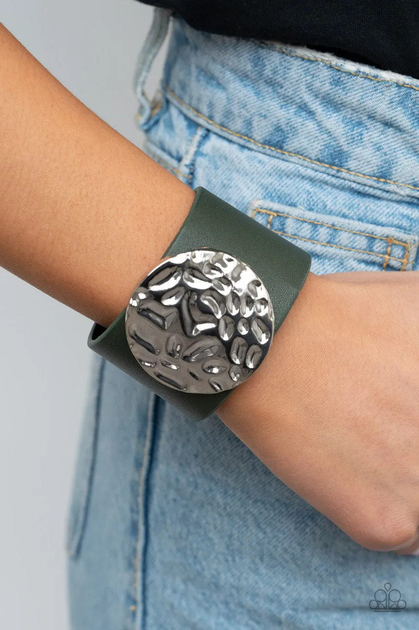 The Future Looks Bright Green Paparazzi Bracelet