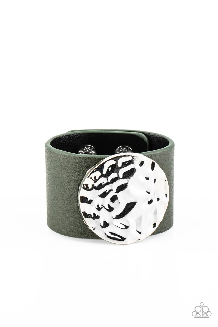 The Future Looks Bright Green Paparazzi Bracelet