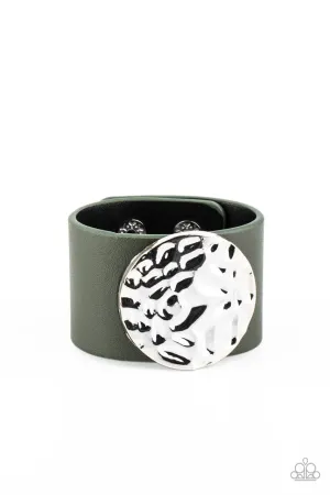 The Future Looks Bright Green Paparazzi Bracelet