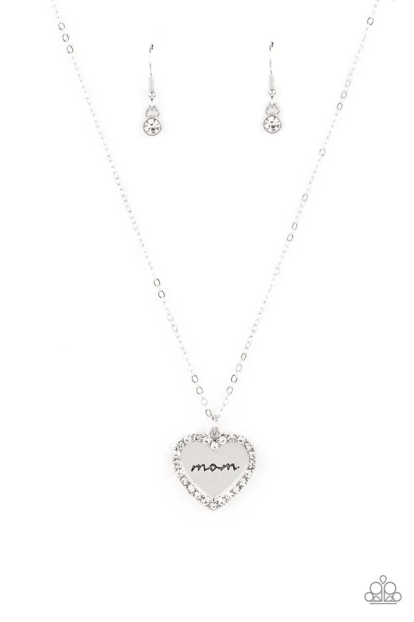 The Real Boss White Paparazzi Necklace