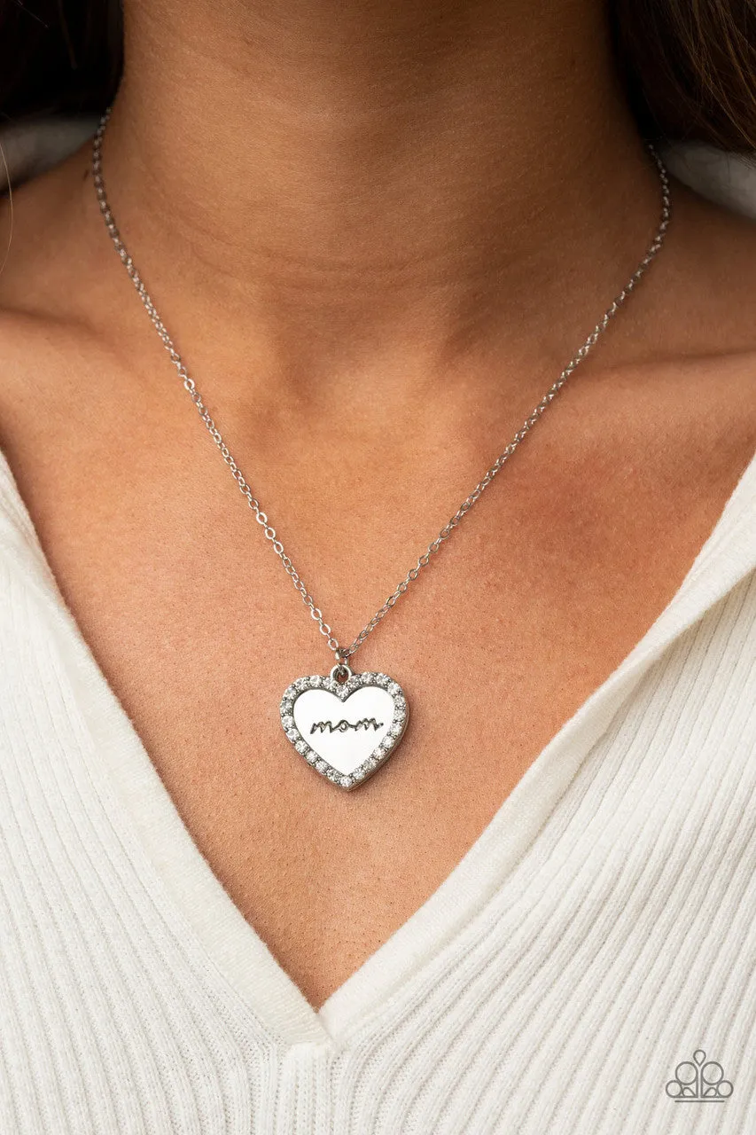 The Real Boss White Paparazzi Necklace