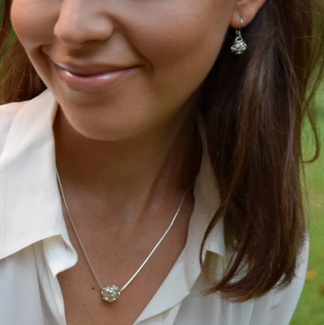 The Small Cluster Drop Earring