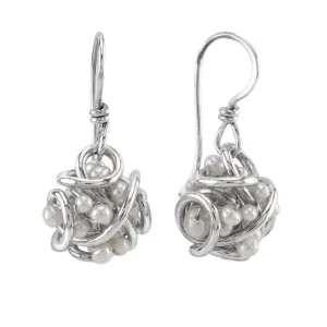 The Small Cluster Drop Earring