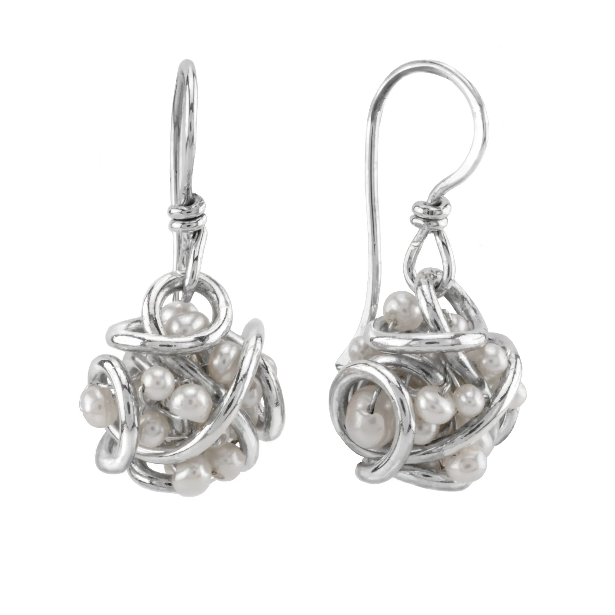 The Small Cluster Drop Earring