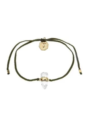 Tiger Frame Olive Green Cord- Quartz