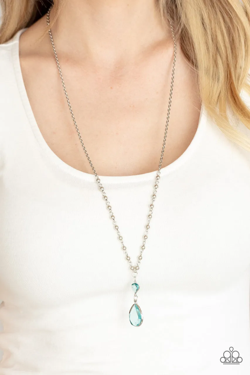 Titanic Splendor Blue Paparazzi Necklace