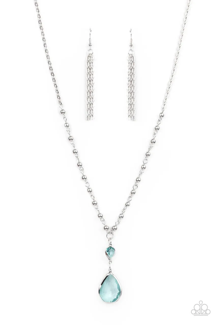 Titanic Splendor Blue Paparazzi Necklace