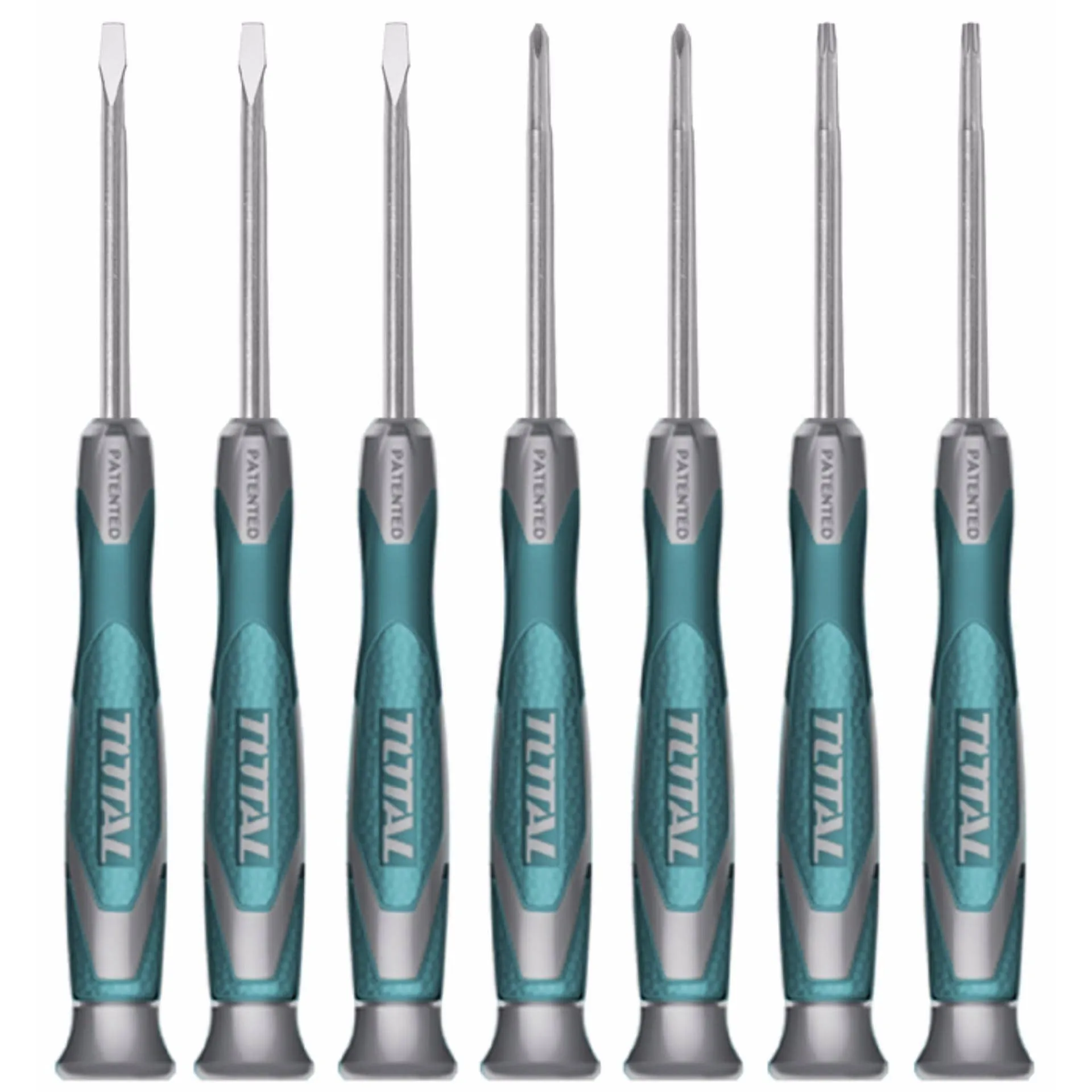 Total 7 Pieces Precision Screwdriver Set - THT250726