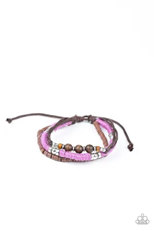 Totally Tiki Purple Paparazzi Bracelet