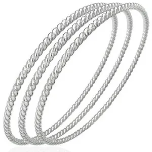 Tri Sterling Bangles