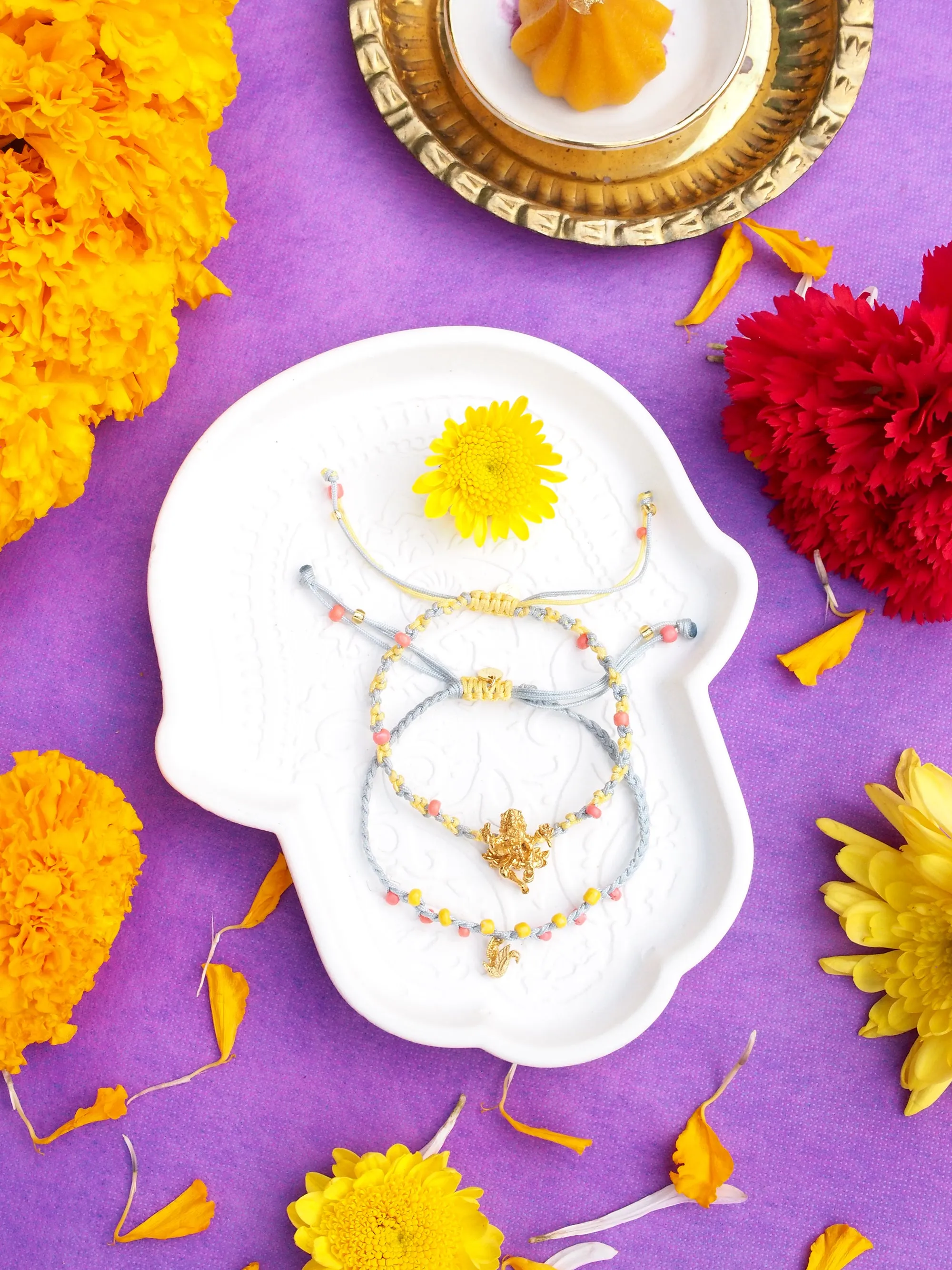 Trimurti Brahma Colorful SET Bracelets |  Favora - Trinity