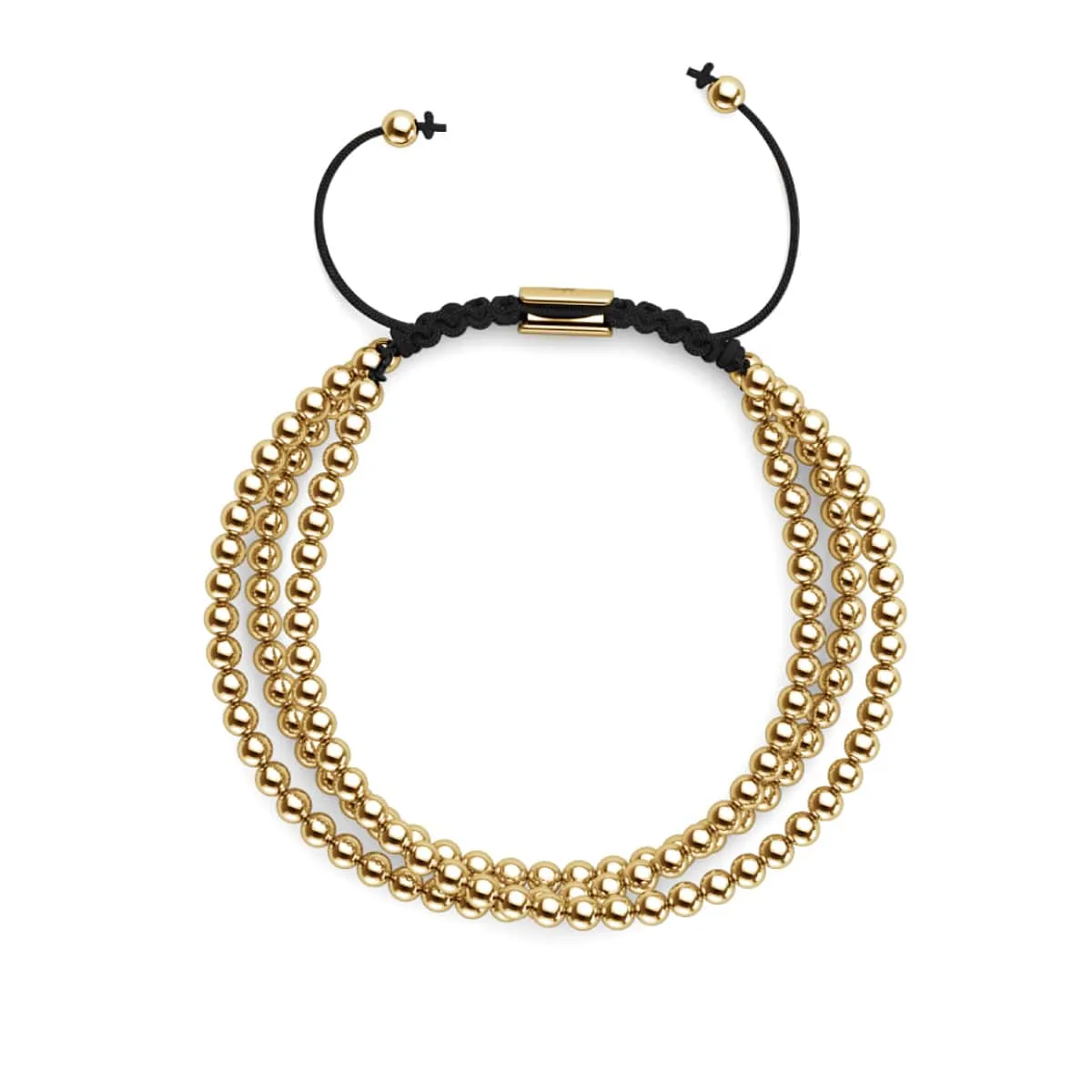 Trinity | Gold | Triple Strand Bracelet