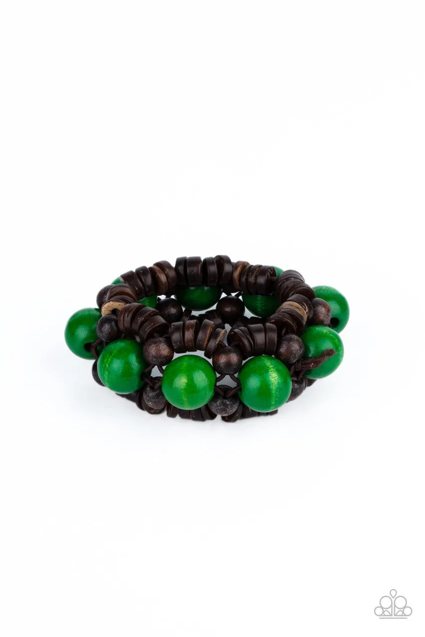 Tropical Temptations Green Paparazzi Bracelet