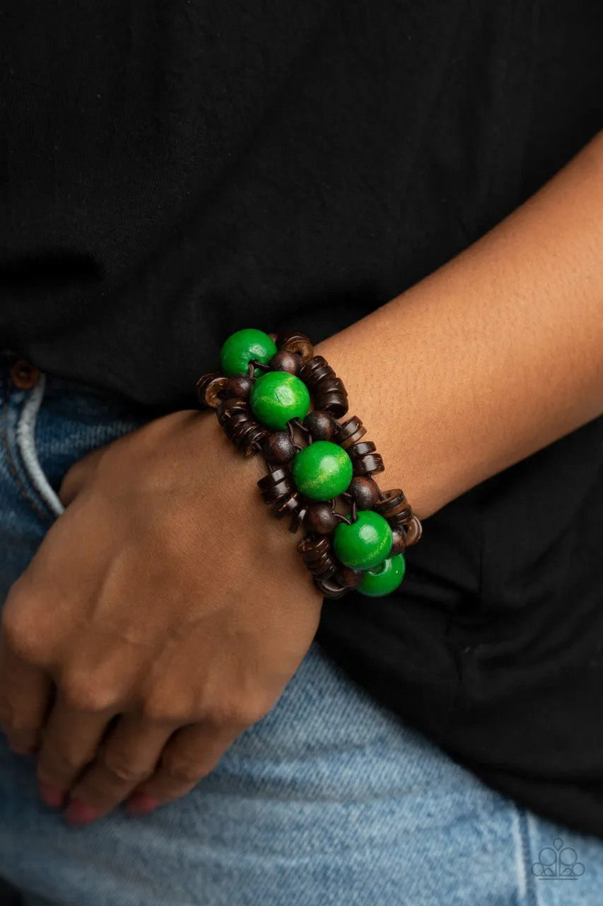 Tropical Temptations Green Paparazzi Bracelet