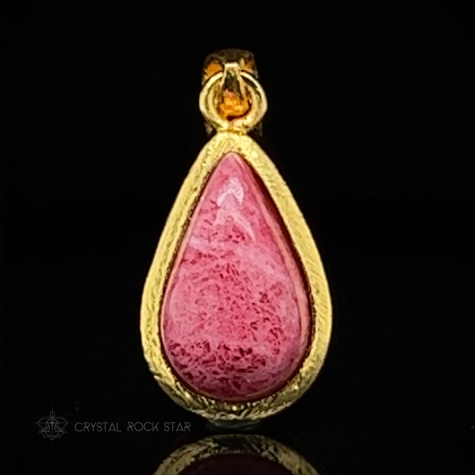 Tugtupite Color Changing Crystal Pendant
