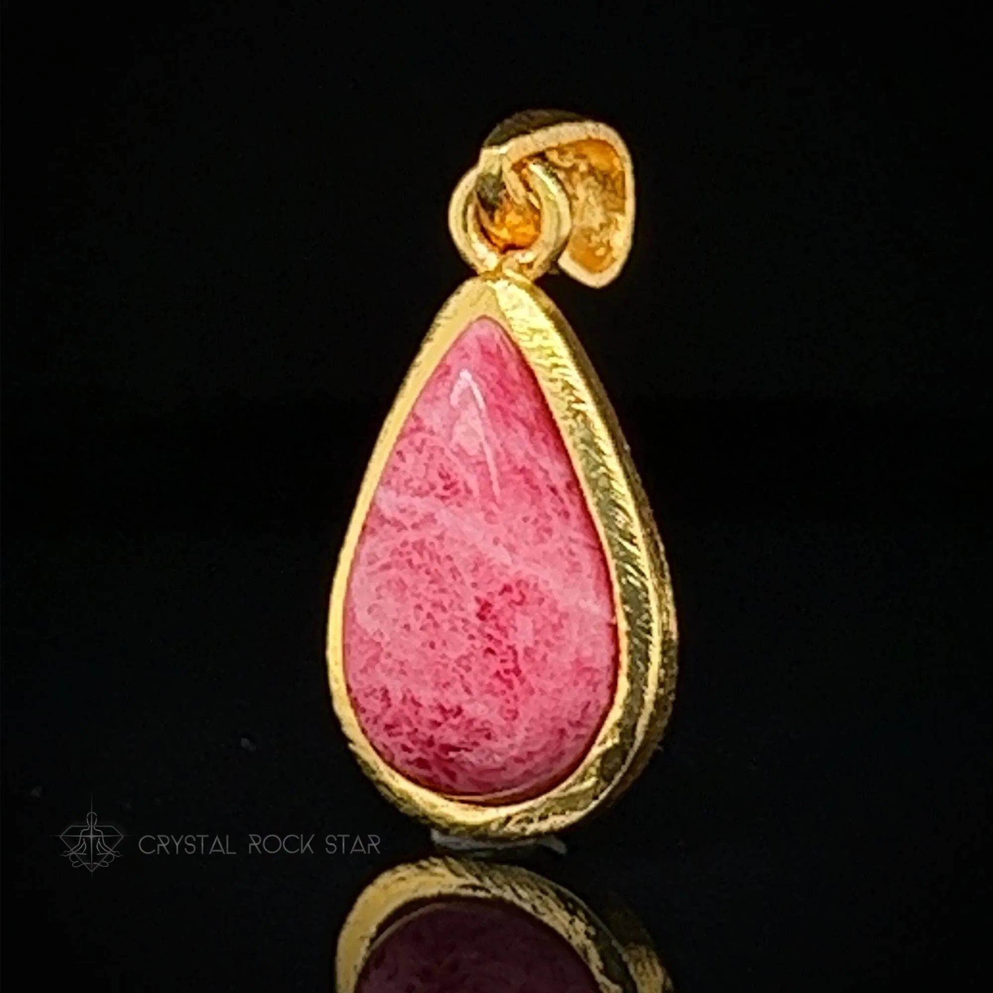 Tugtupite Color Changing Crystal Pendant