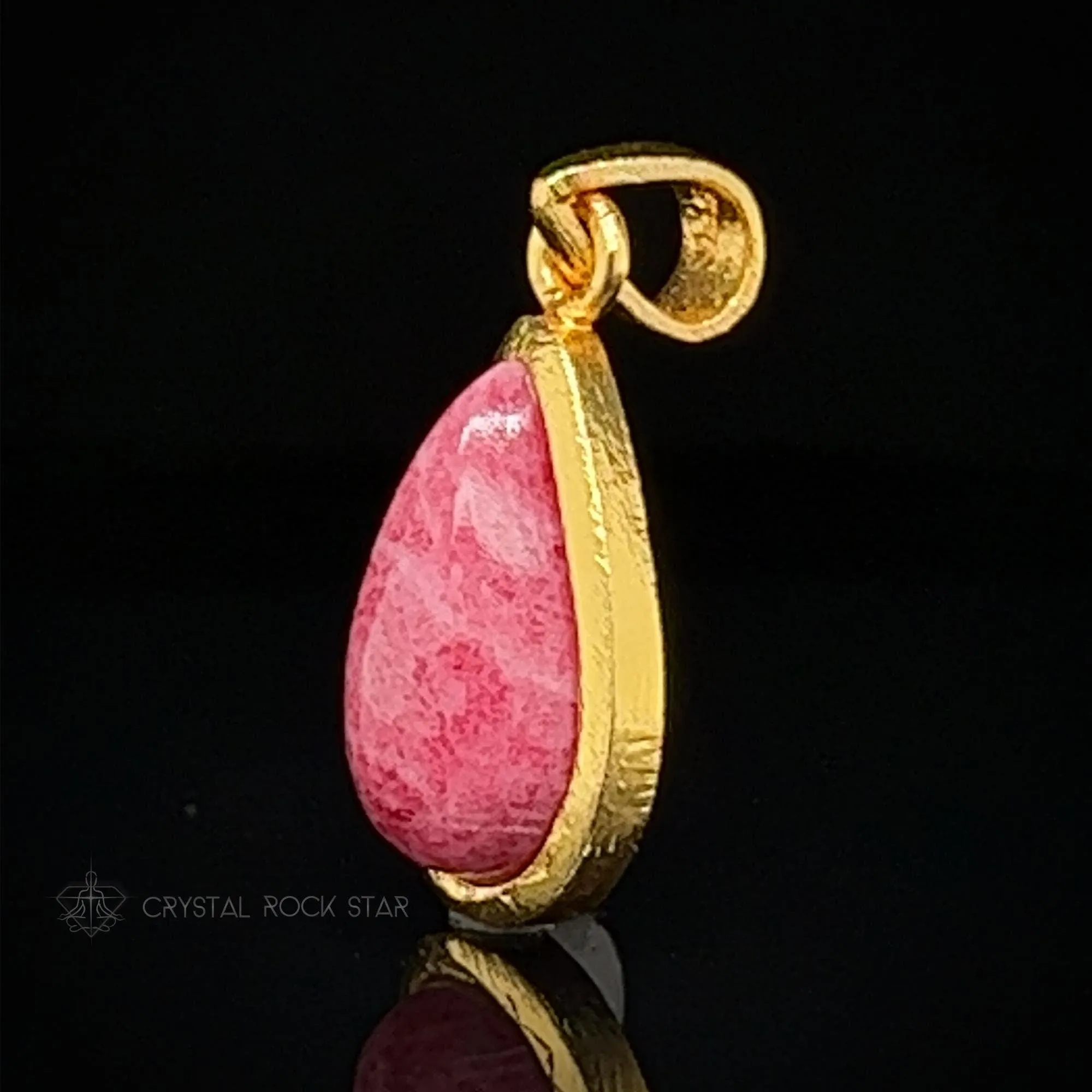 Tugtupite Color Changing Crystal Pendant