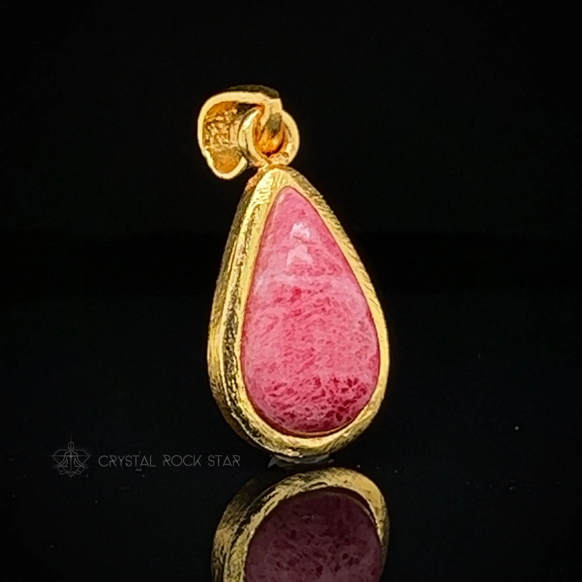 Tugtupite Color Changing Crystal Pendant