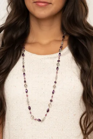 Twinkling Treasures Purple Paparazzi Necklace