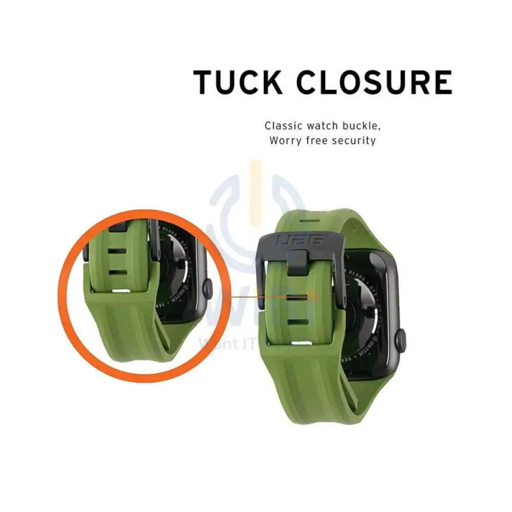 UAG Ultra Silicone Scout Strap - Apple Watch 42mm / 44mm / 45mm / Olive Green