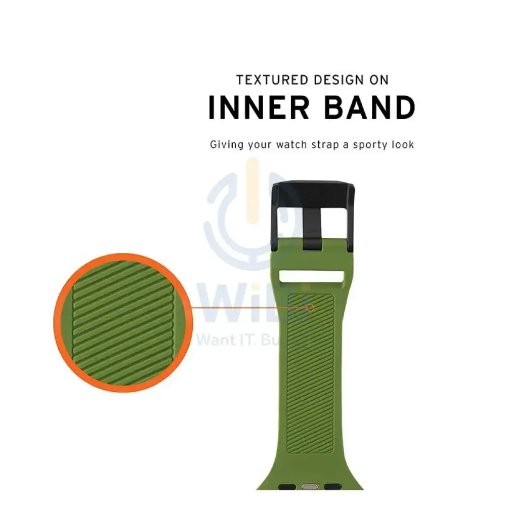 UAG Ultra Silicone Scout Strap - Apple Watch 42mm / 44mm / 45mm / Olive Green