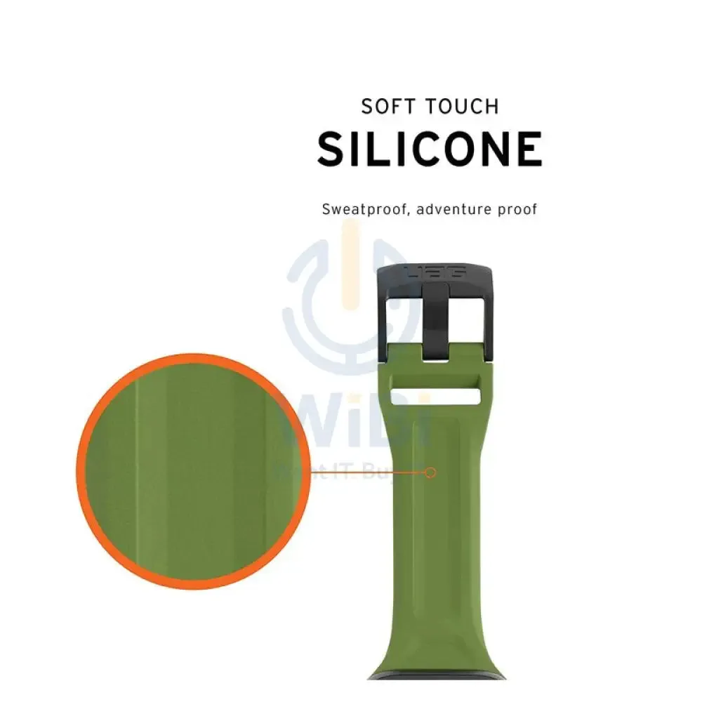 UAG Ultra Silicone Scout Strap - Apple Watch 42mm / 44mm / 45mm / Olive Green