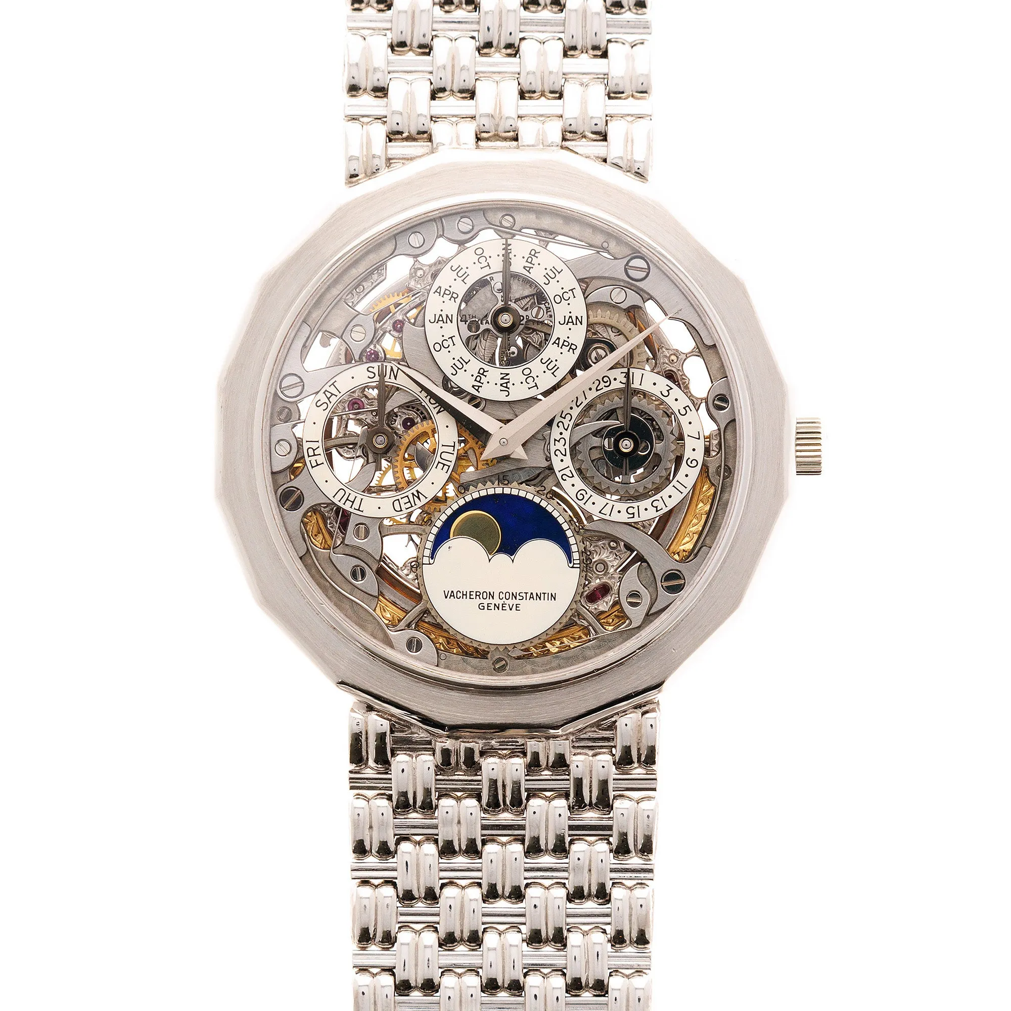 Vacheron Constantin Platinum Skeleton Perpetual Watch Ref. 43033