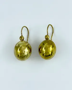 Vaubel Designs Small Drop Coffee Bean Earrings