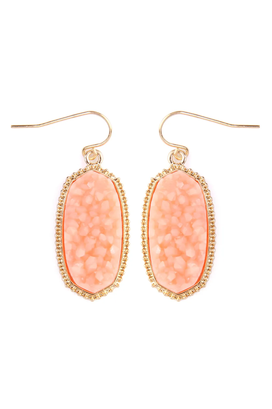 VE1549 - DRUZY SMALL DROP EARRINGS