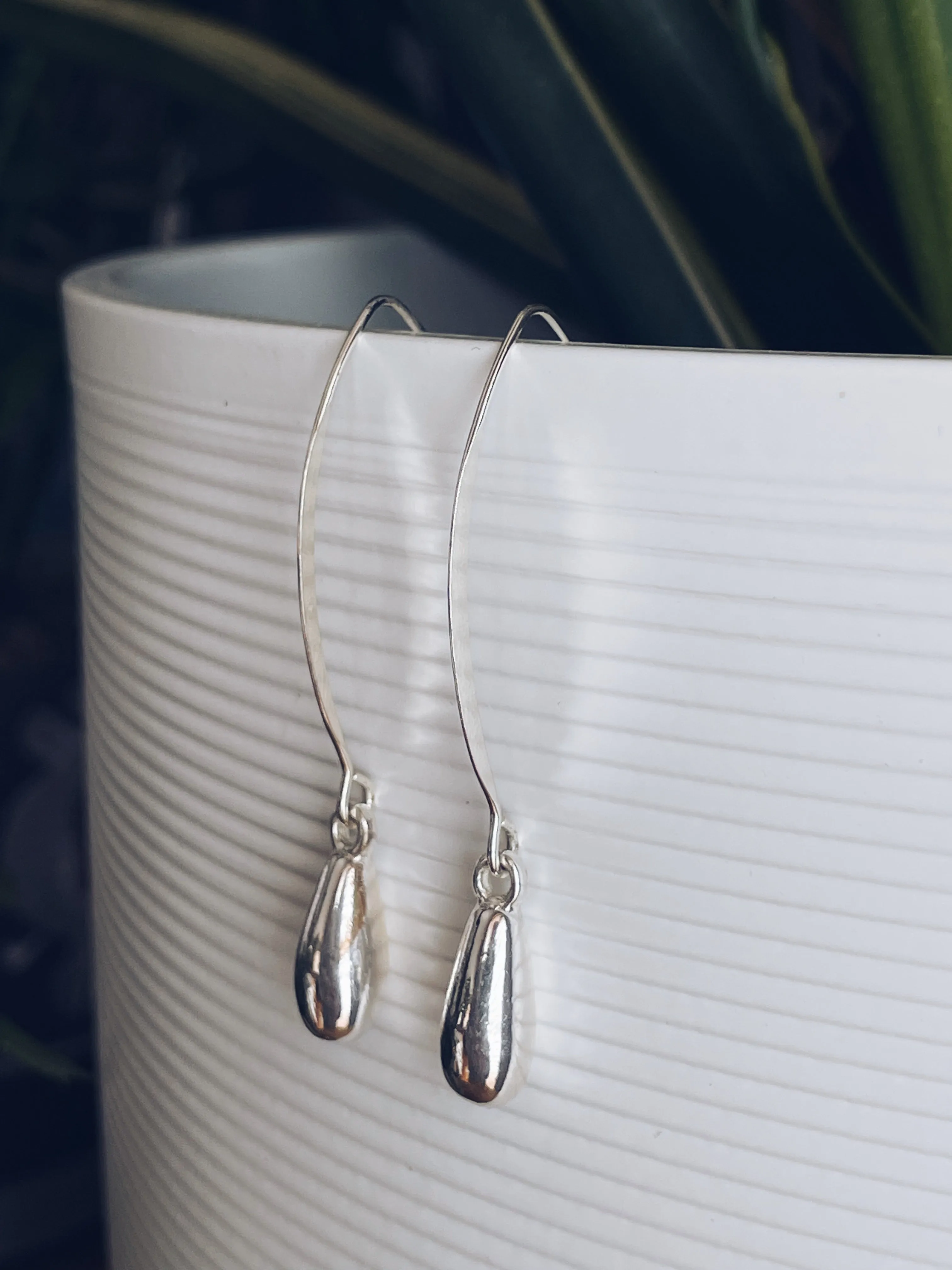 Vintage Silver Drop Earrings