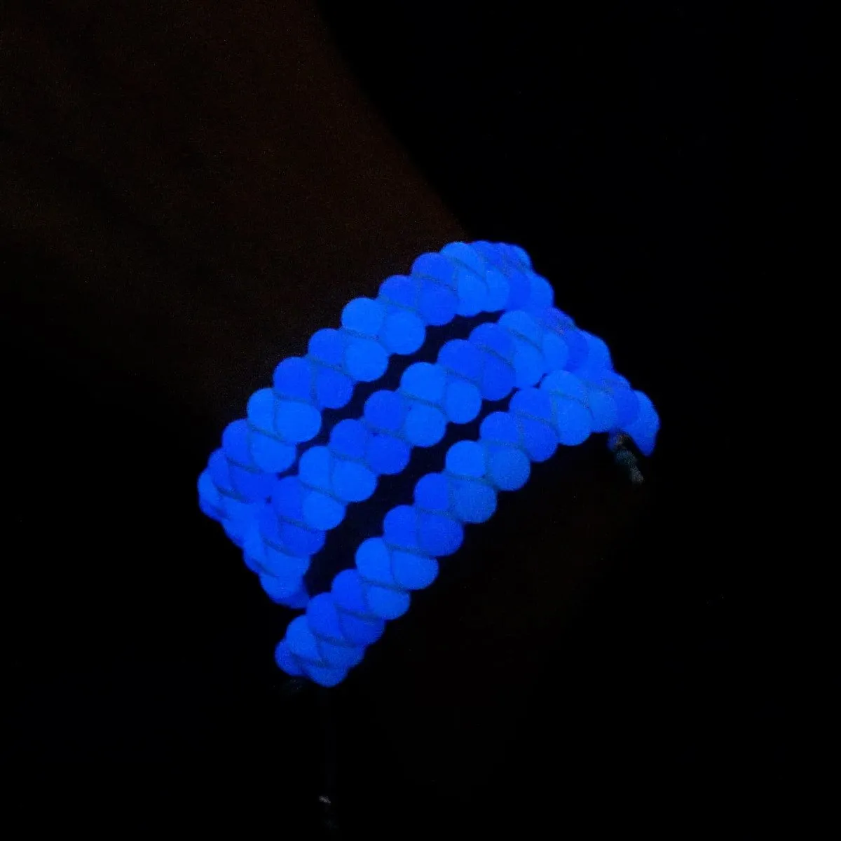 Viridian x Ultramarine | Lumos Ceramic | Vitality Macrame Bracelet
