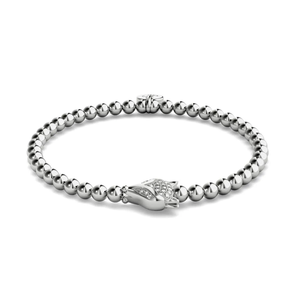 Vixen | Silver | Crystal Fox Bracelet