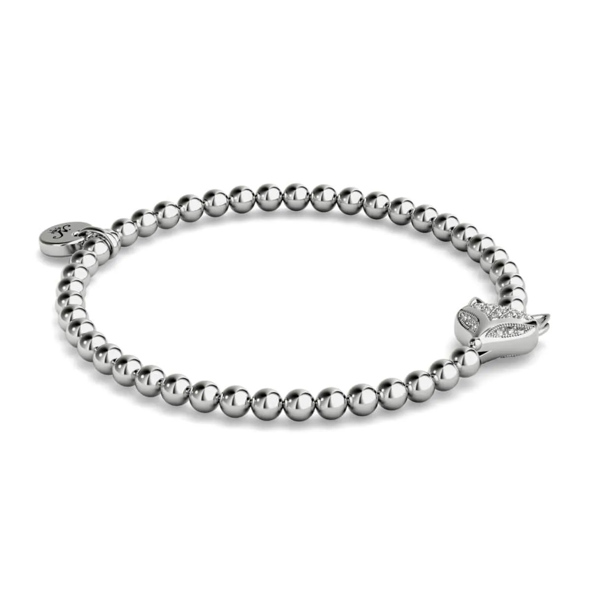 Vixen | Silver | Crystal Fox Bracelet