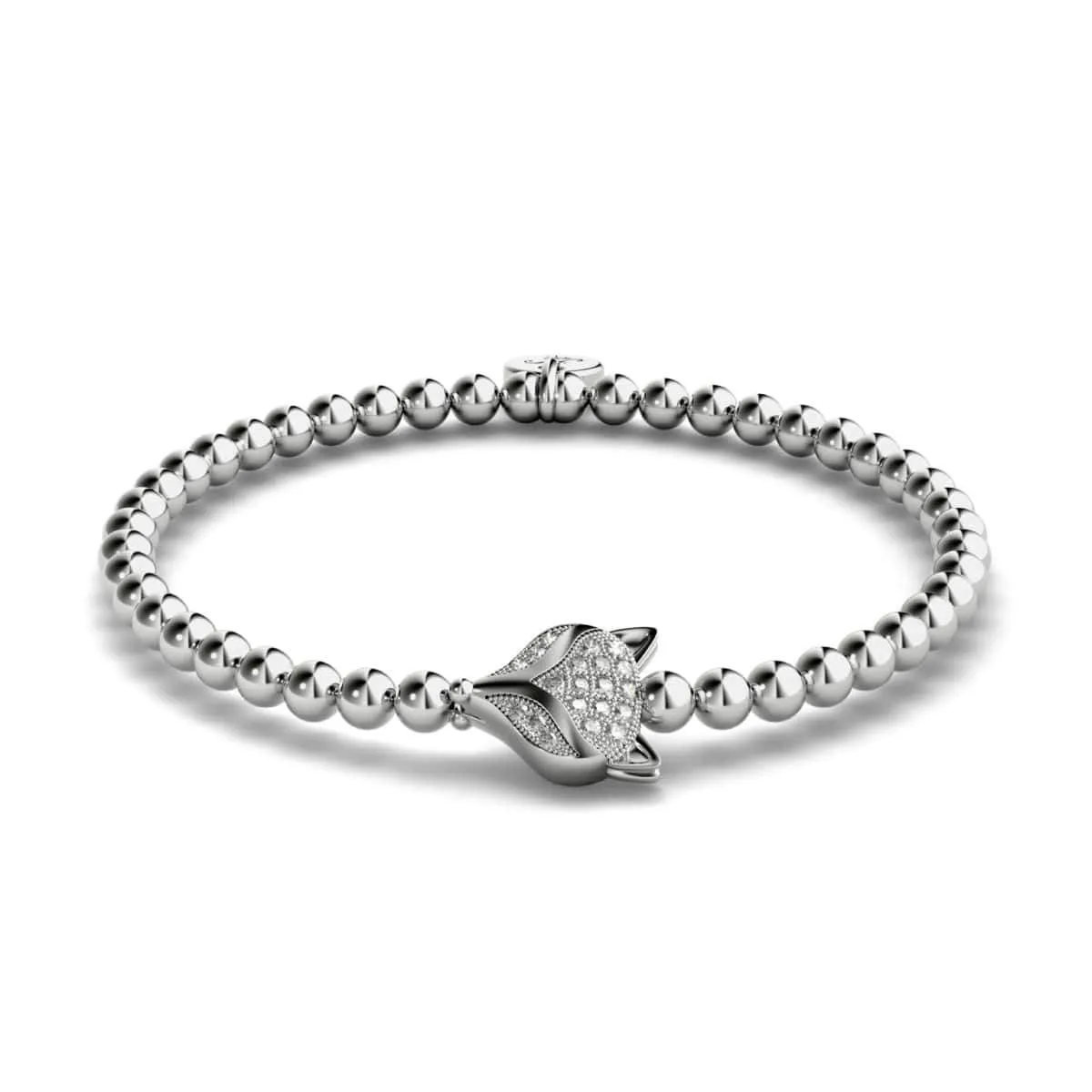 Vixen | Silver | Crystal Fox Bracelet