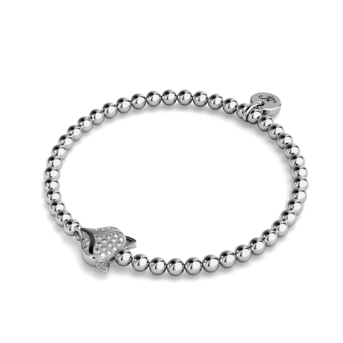 Vixen | Silver | Crystal Fox Bracelet