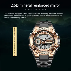 Waterproof Sports Electronic Quartz Watches Business Trends Watch Multi-function