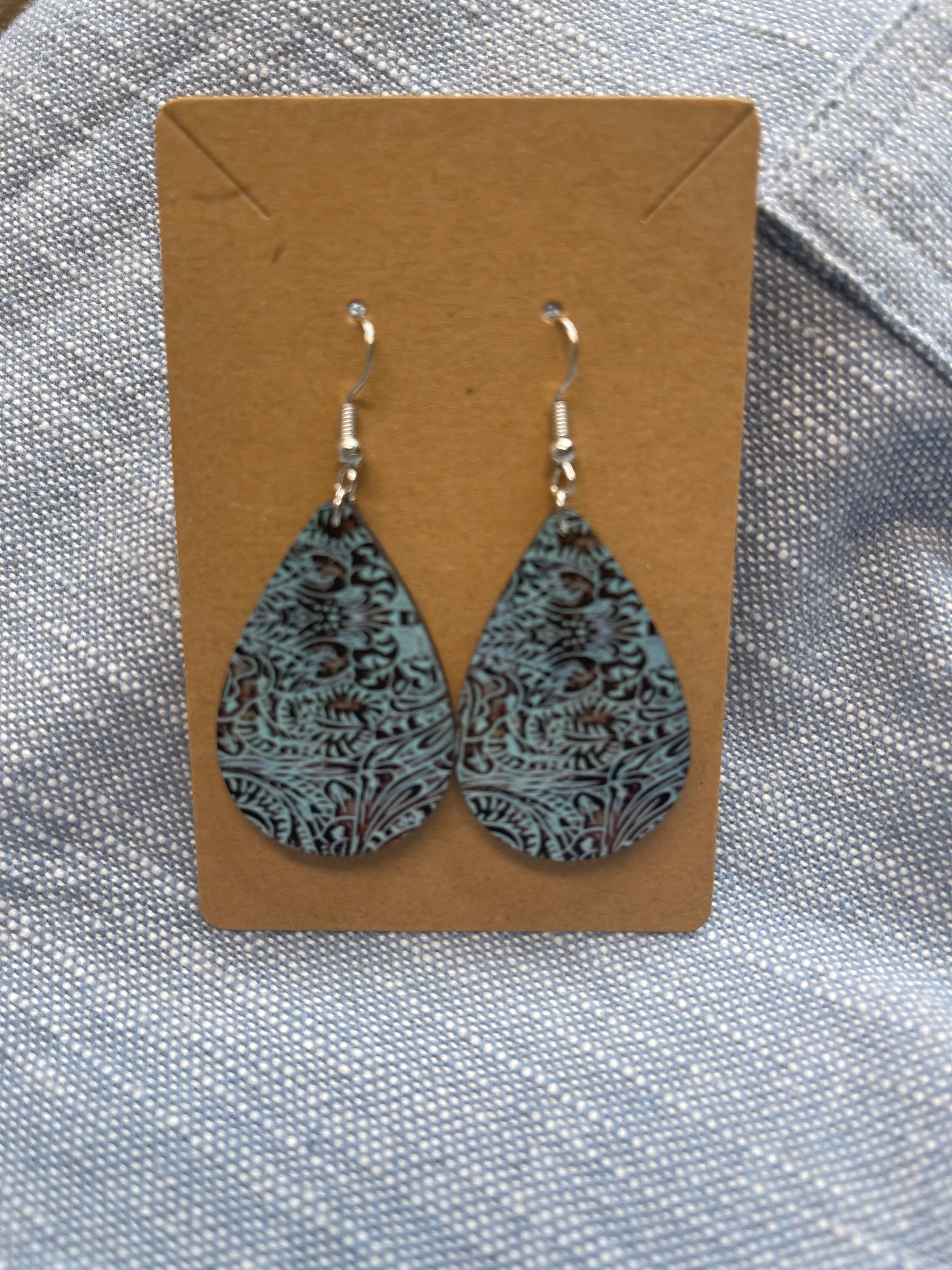 Western drop earrings
