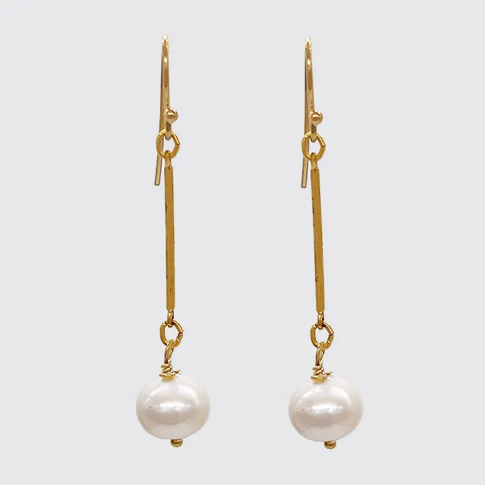 White Pearl Drops On Bar