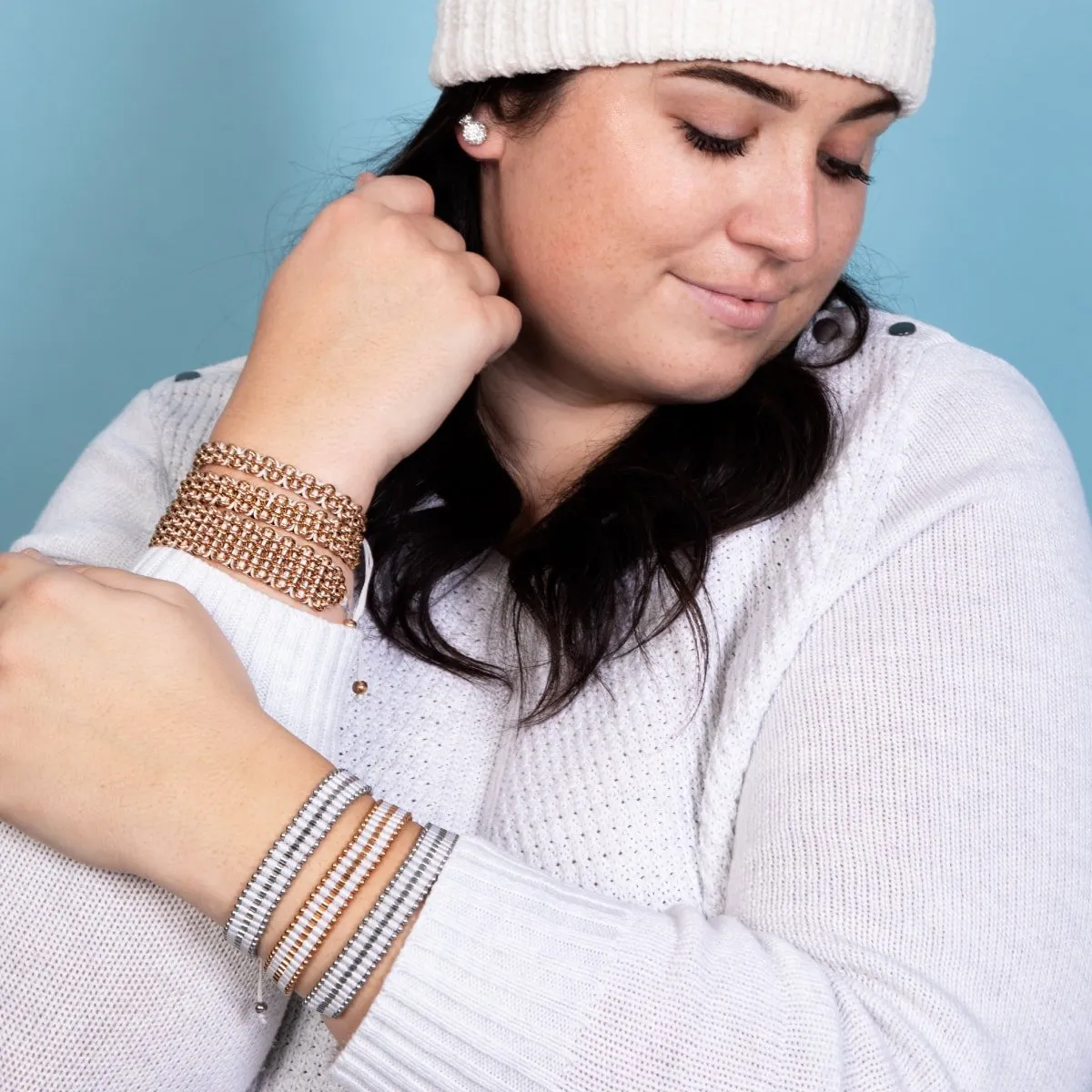 White | Silver | Amici Bracelet