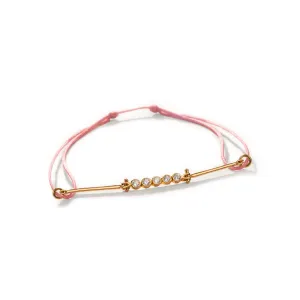 White Sparkle Cord Bracelet