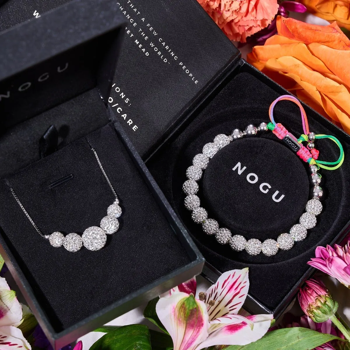 Winter White Crystal | Silver x Spectrum | Kikiballa Bracelet