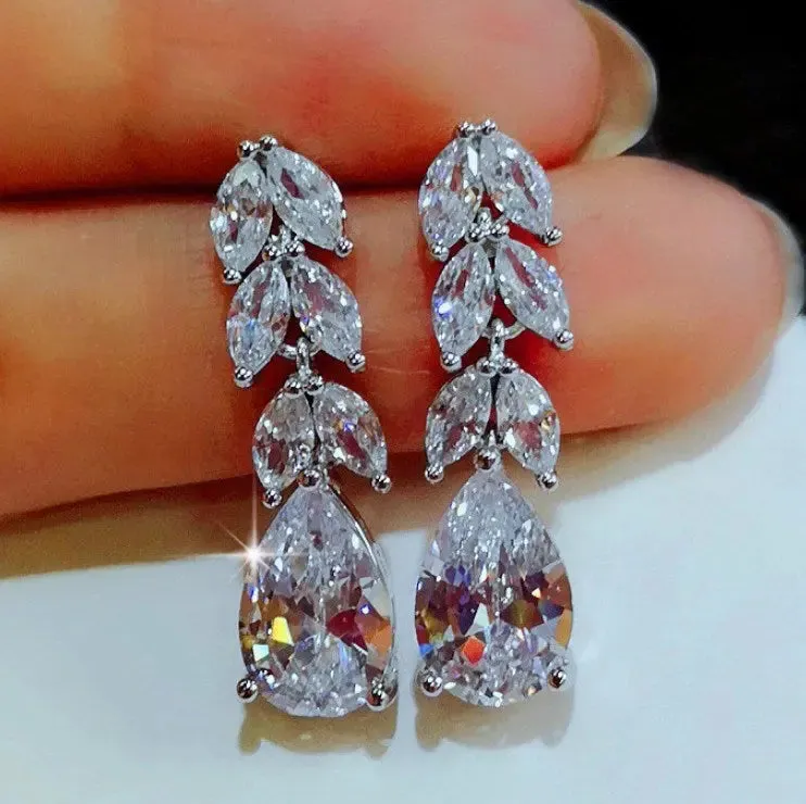 Women Wedding Gold Earrings Big Hoop