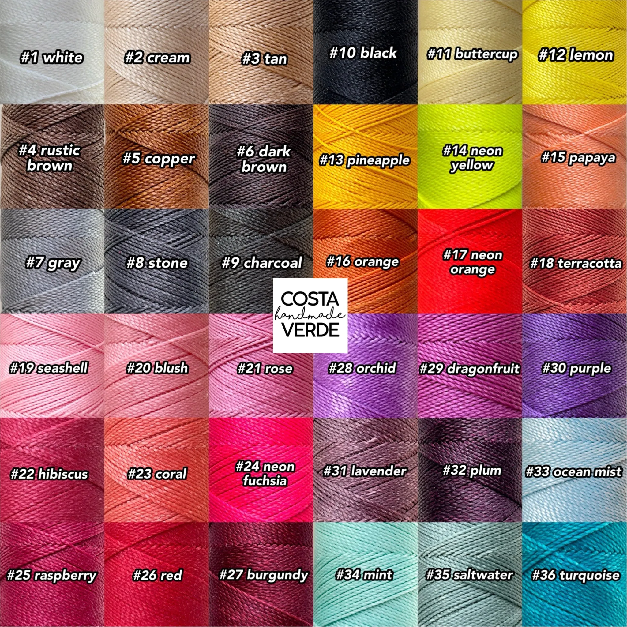Woven Braided Beach Bracelet - Solid Color