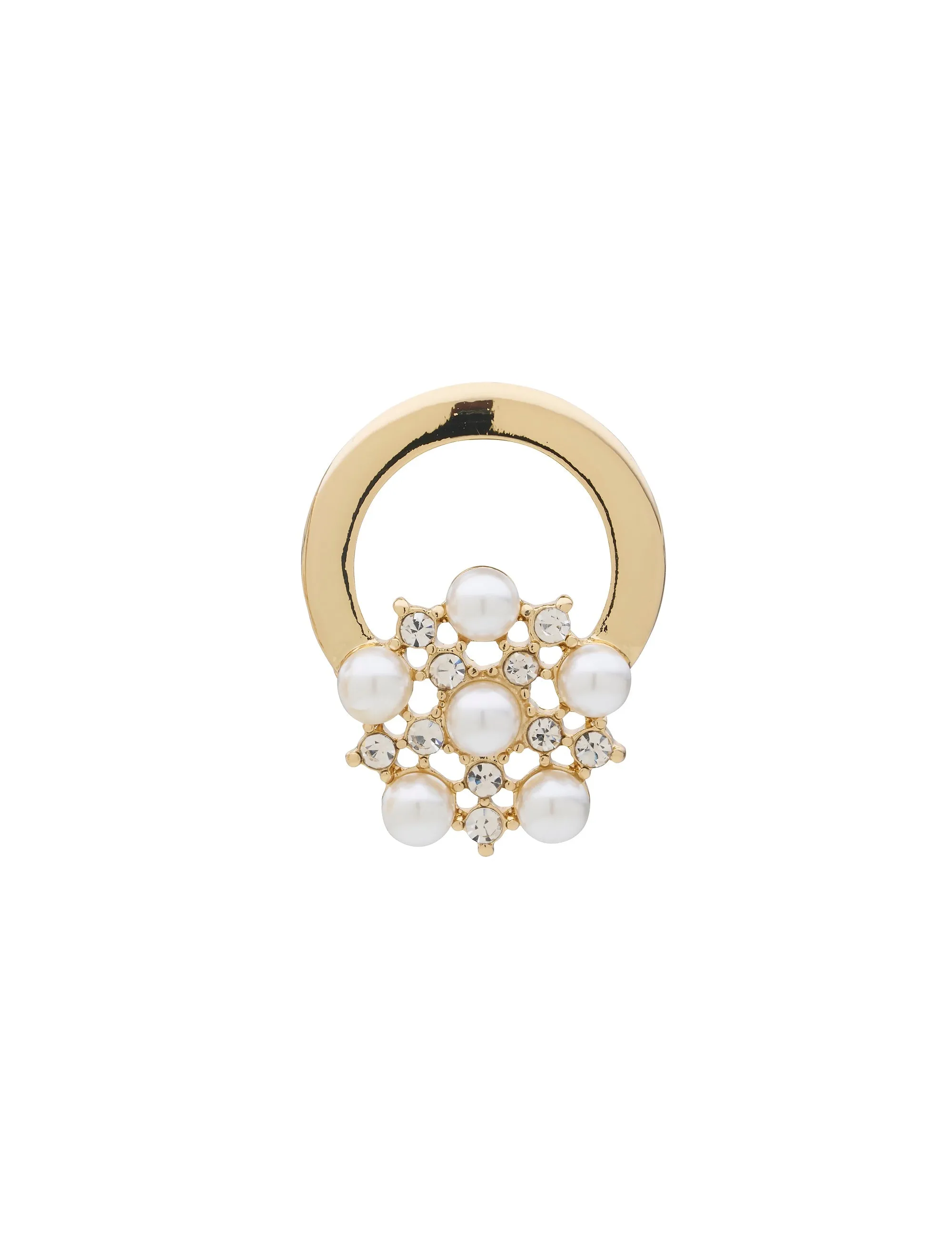 WREATH PEARL EARRING