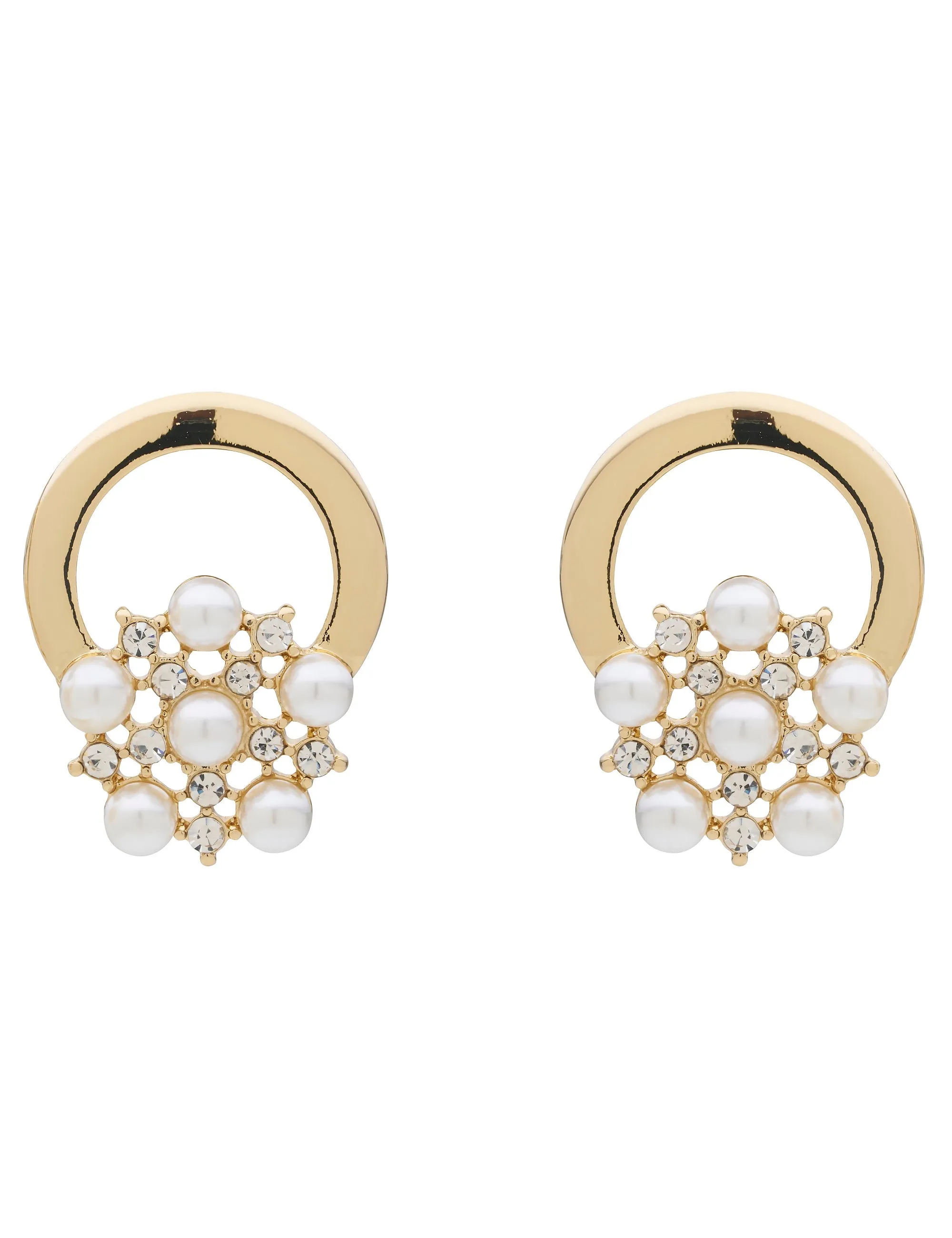 WREATH PEARL EARRING