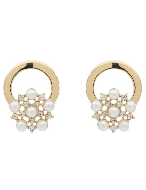 WREATH PEARL EARRING