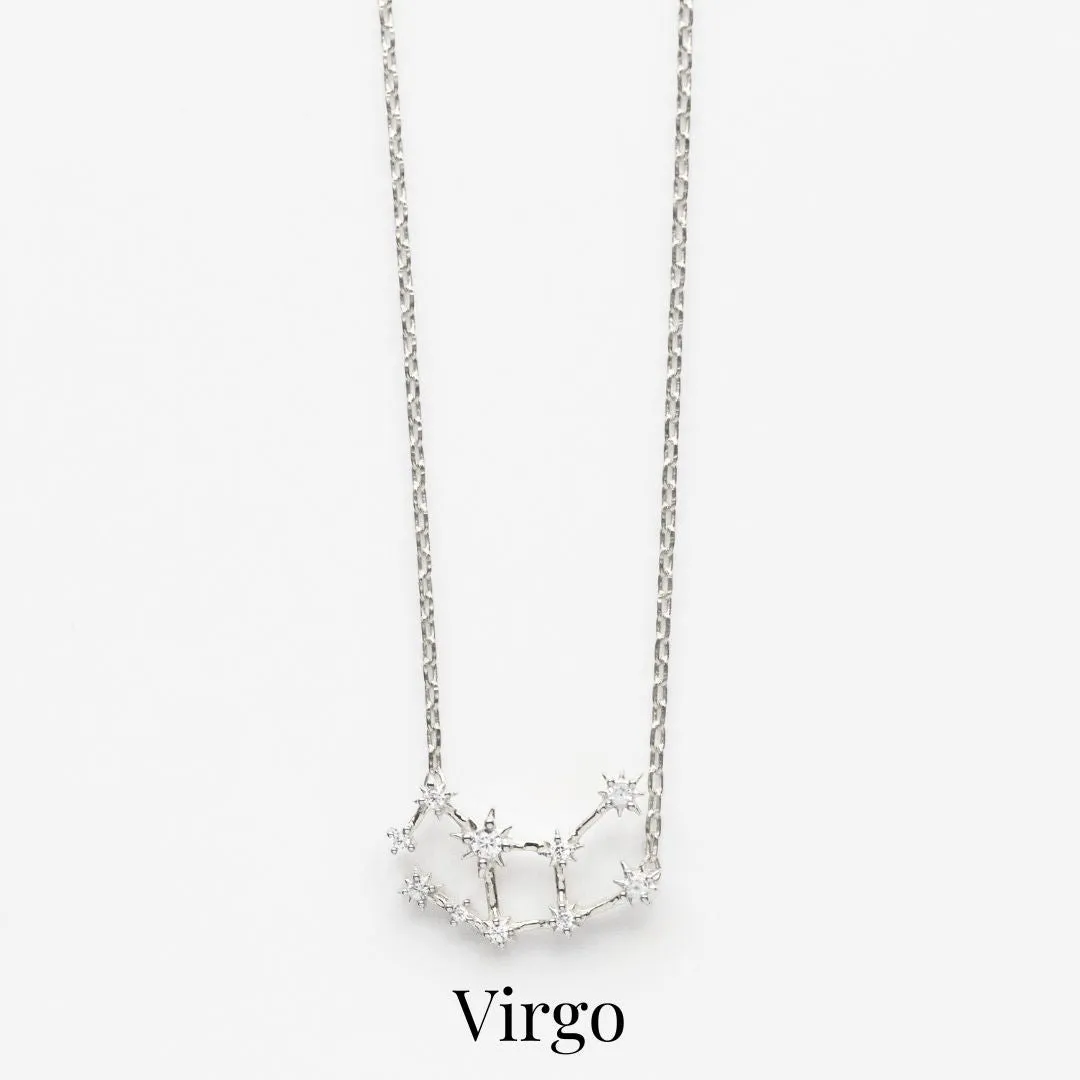 Zodiac Diamond Constellation Necklace