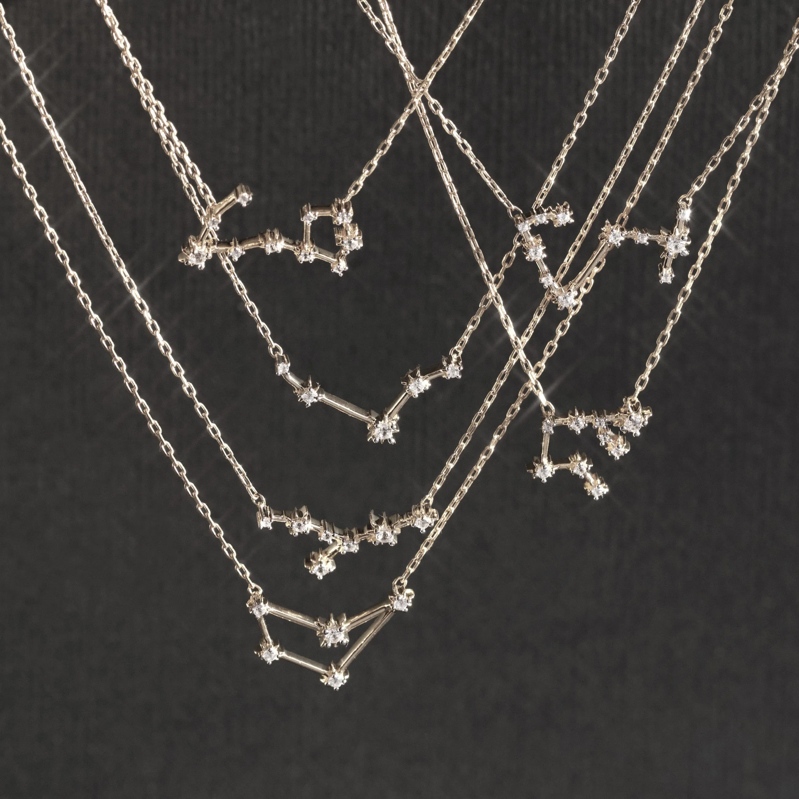 Zodiac Diamond Constellation Necklace