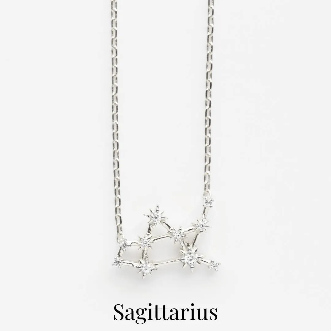 Zodiac Diamond Constellation Necklace